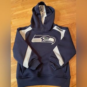 Seahawk hooded sweatshirt, Toddler 4T, used but in good condition
